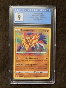 CGC 9 Zamazenta Amazing Rare 102/185 Vivid Voltage Pokemon - Picture 1 of 1