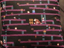Mario & Donkey Kong quality retro 80's pillow with padding. 29cm by 29cm.