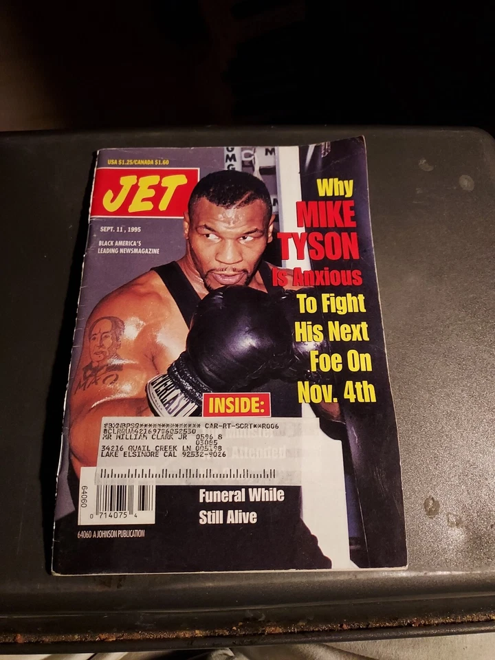 Jet Magazine Issue September 11 1995 Mike Tyson OB - Image 1 of 1