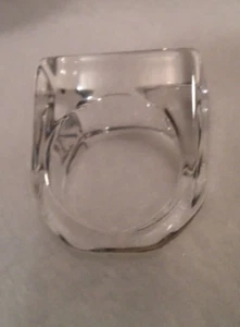 Anillo translúcido transparente Lucite 5 y 1/2 - Imagen 1 de 4