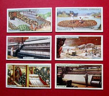 PLAYERS  SIX  1928  CIGARETTE CARDS   PRODUCTS OF THE WORLD   3-10-19-35-42-50