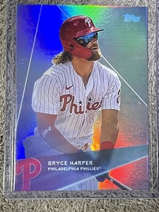 2020 TOPPS STEVE AOKI WAVE 1 SET - BRYCE HARPER RAINBOW FOIL REFRACTOR #9