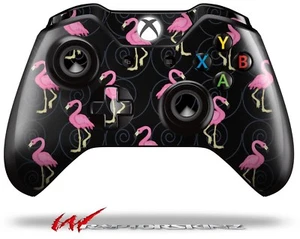 Flamingos sobre piel negra para controlador XBOX One - Imagen 1 de 3