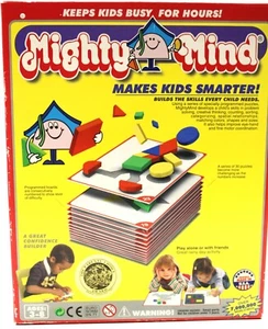 MIGHTY MIND Homeschool Children Educational Shape Pattern Block Puzzles 1979 MCM - Picture 1 of 6