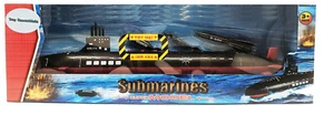 Submarino negro de juguete de 16,5 pulgadas con efectos de sonido y torpedo - Imagen 1 de 7