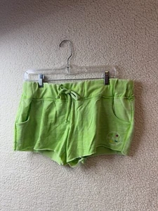 Maui and Sons Neon Green French Terry Shorts Girls Size L Comfy NWT - Picture 1 of 6