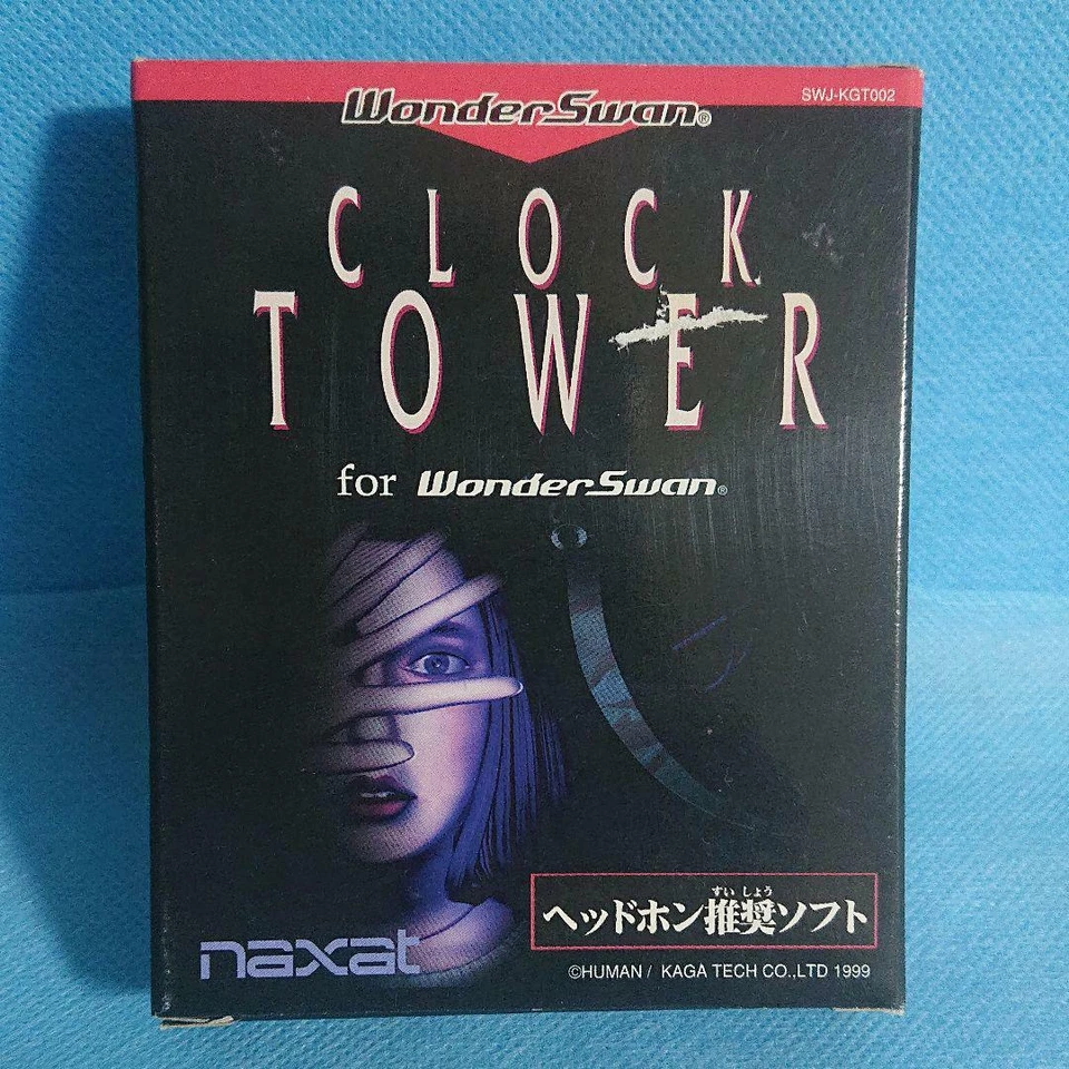 Clock Tower Wonderswan WS Box Panic horror Video game Japan - Image 1 of 3