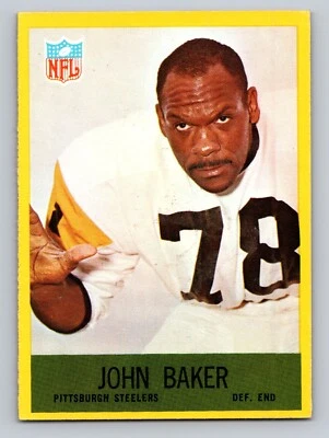 1967 Philadelphia Football  No.147 John Baker Pittsburgh Steelers - Image 1 of 2