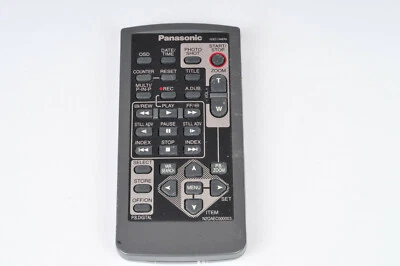 Panasonic Video Camera Remote Model N2QAEC000003 - Image 1 of 4