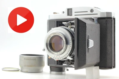 Free US Tariff [MINT Hood] Konishiroku Konica Pearl III 6x4.5 Film Camera JAPAN - Image 1 of 4