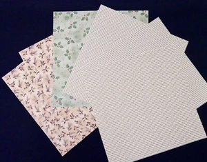 6 Paper Sheets 12x12" Mixed Lot Christmas Theme Scrapbooking Cards Crafts P59 - Picture 1 of 4