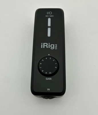 Ik Multimedia iRig Pro Audio Midi Interface. Open Box Never Used. Excellent Cond - Image 1 of 4
