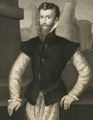 J. COCHRAN (1821-1865), Edward Courtenay, um 1833, Stahlstich Romantik 1800-1849 - Bild 1 von 4