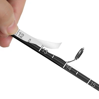 2 Piezas 36 Pulgadas Cinta Medidora Peces Pegatinas Impermeable Transparente Vinilo Peces... Foto 1 de 4