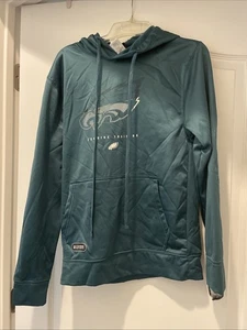 Philadelphia Eagles Combine Training Green Long Sleeve Hoodie Size Small NFL - Picture 1 of 7