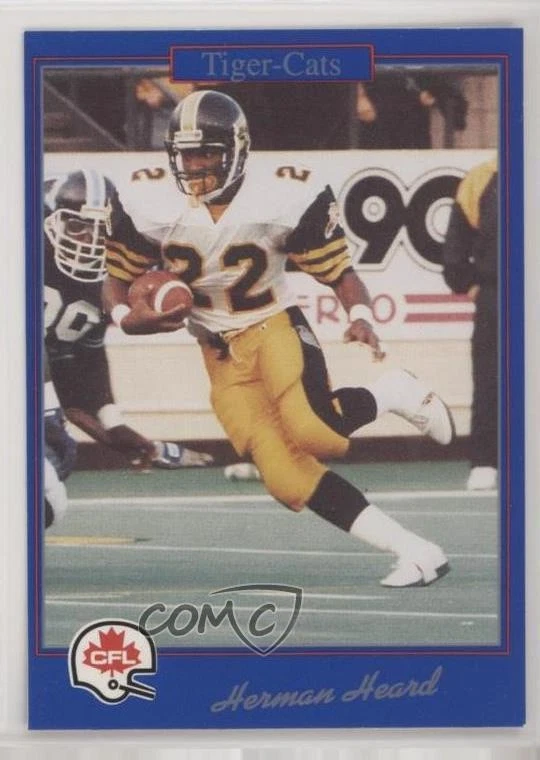 1991 Jogo CFL Herman Heard #82 - Image 1 of 2