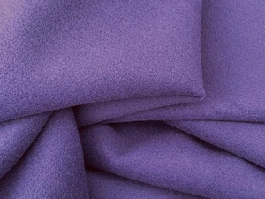 PURPLE MELTON WOOL & CASHMERE LUXURY SOFT PILE MADE IN ITALY MADE FOR DIOR D208 - Picture 1 of 14