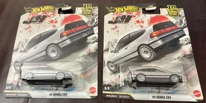 2x Hot Wheels JH Japan Historics Premium '88 Honda CRX 1988 1:64 Gummireifen - Bild 1 von 1