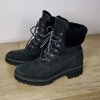 Timberland Courmayeur Valley 6” Bota Impermeable Mujer 11 Cuero Negro A2947 Foto 1 de 4