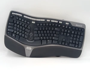 MICROSOFT Natural Ergonomic Keyboard 4000 V1.0 USB Work Home USB Wired KU-0462 - Picture 1 of 11