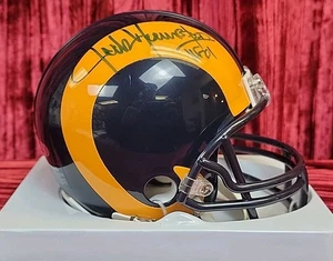 JACK YOUNGBLOOD HOF 81 RAMS COA TRISTAR AUTO Signed AUTOGRAPH Mini Helmet - Picture 1 of 8