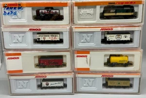 Arnold Spur N acht schöne 2-achsige historische Güterwagen in OVP - Picture 1 of 1