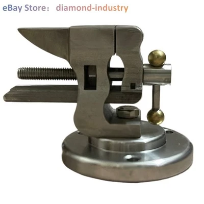 1pc Mini 304 Stainless Steel Bench Vise with Anvil 1 inch Adjustable Bench Jig - Image 1 of 4