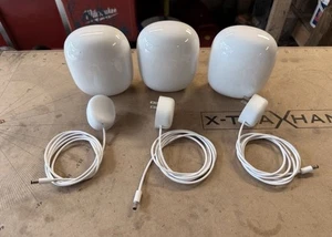 Paquete de 3 routers Google Nest WiFi Pro G6ZUC, WiFi 6E, niebla lino nieve - Imagen 1 de 2