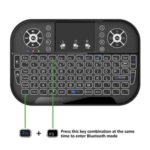 Mini Wireless BT Keyboard With Touchpad Support 2.4GHz RF Multi Touch Rechar Set - Picture 1 of 24