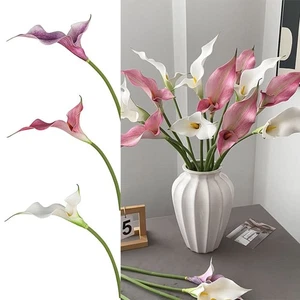 Multicolor Calla Lily Artificial Flowers EVA Faux Flower Desktop Ornament - Picture 1 of 15