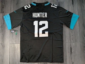 Travis Hunter #12 schwarz Jacksonville Jaguars genähtes Fußballtrikot klein - Bild 1 von 4