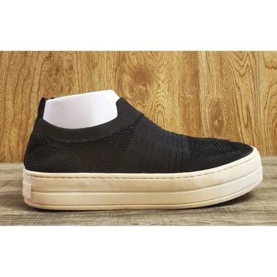 J Slides Hilo Knitted Slip On Platform Shoes Women's Size 7 Black - Image 1 of 4