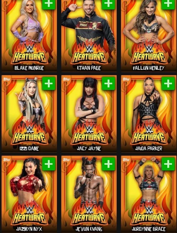 [DIGITAL] Topps Slam - NXT Heatwave 25 S1 - Orange Base - Pick - Image 1 of 1