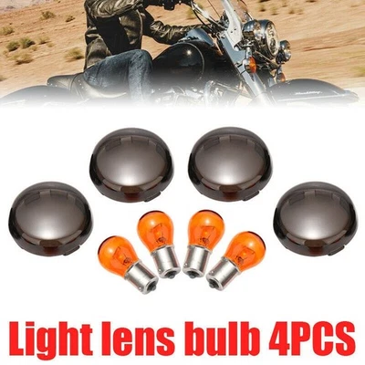 Replacement Bulbs Lens Smoke Turn Signal Kit Plastic 2002-Up 4 Sets ABS - Image 1 of 4