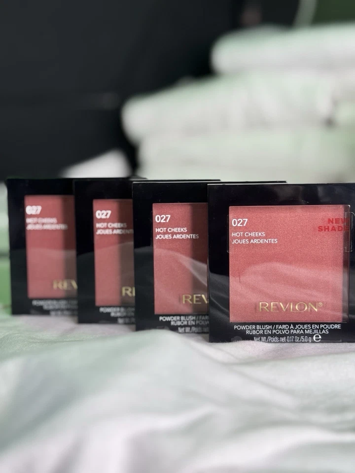 Revlon Powder Blush 027 Hot Cheeks 0.17oz (5g) New In Box Fast Ship - Image 1 of 2