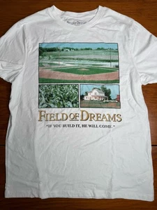 Camiseta de película Field of Dreams blanca con estampado gráfico de béisbol para hombre talla mediana - Imagen 1 de 4