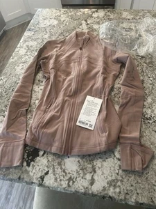 Lululemon Women's Define Slim Jacket Luon Zip Up Twilight Rose Size 4 Nwt - Picture 1 of 6