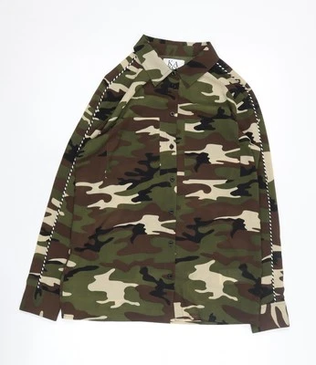 Zoe Karssen Women's XS Camouflage Button-Up Shirt - Изображение 1 из 4