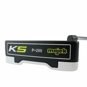 SuperStroke FATSO 5.0 Black/White Grip on Majek K5 P-200 Blade Style 35" Putter - Picture 1 of 9
