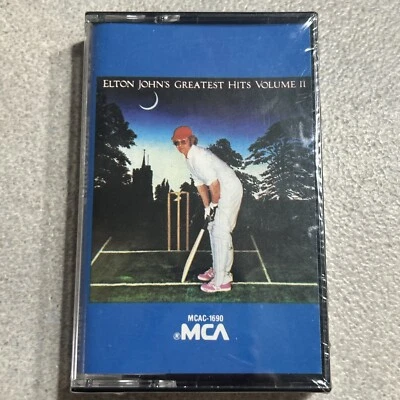 1977 Elton John Greatest Hits Volume II Cassette Tape Factory Sealed - Imagem 1 de 3