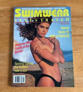 Swimwear Illustrated Magazine October 1987 Donna Stokes Cover No Label Newsstand - Imagen 1 de 2