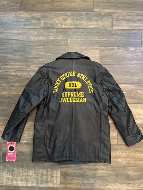 Supreme CDG Leather Jacket Lサイズ