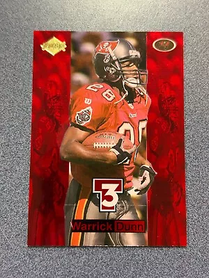 1998 Collector's Edge Supreme Season Review red  Warrick Dunn #28 @QJ29 - Image 1 of 2