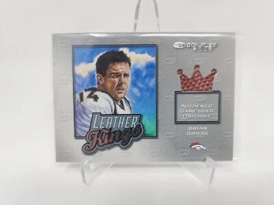 2002 Donruss Leather Kings Brian Griese Game Used Football Relic #ed 175/250 BUF - Image 1 of 2