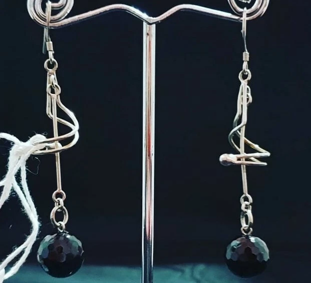 Orecchini in Onice e Argento 925  - Immagine 1 di 1