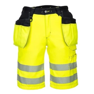 Portwest PW3 Hi-Vis Holster Shorts, Farbe: gelb/schwarz, Größe: 32" Taille - Bild 1 von 4