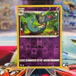 Drakloak - 088/195 - Silver Tempest - Juego de cartas coleccionables Pokémon - Holograma inverso - Casi nuevo - Imagen 1 de 2