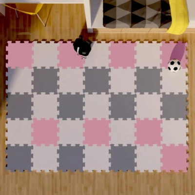 Baby Sensory Play Mat Kids Living Room Tummy Time Flooring Soft Foam Rug Carpet