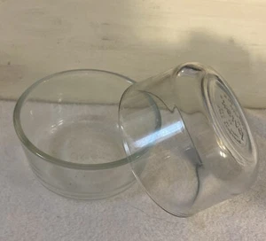 2 x PYREX 7202A Clear Glass Food Prep/Serving Bowls 1 Cup Microwave READ - Picture 1 of 5
