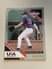 2020 Panini Stars & Stripes USA Baseball Max Meyer #85 Miami Marlins
